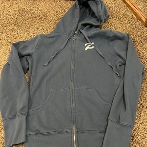 Peloton Together We Go Far zip up hoodie